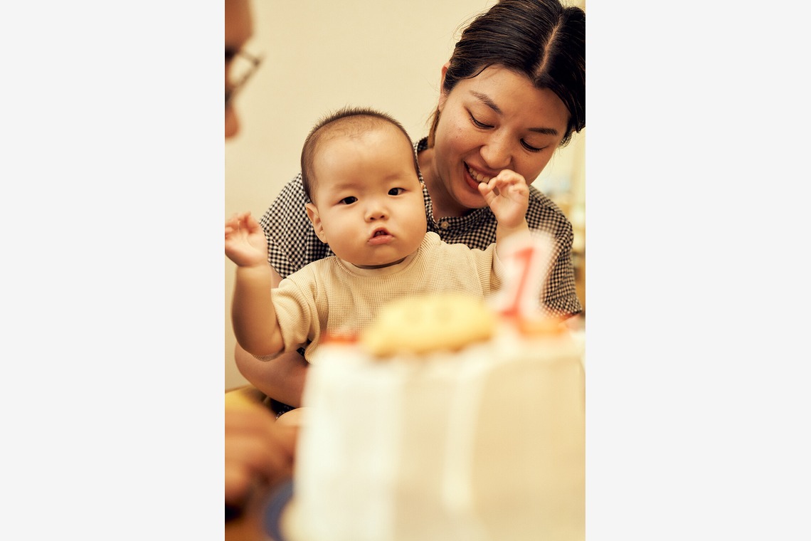 大橋裕紀が撮影した「生誕1周年記念ご家族撮影」の写真
