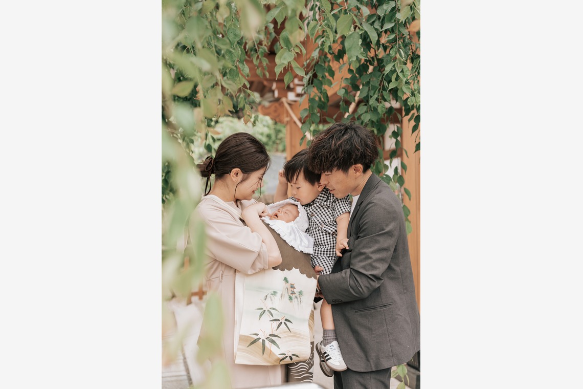 大坪幹武が撮影した写真のアルバム「お宮参り出張フォト」