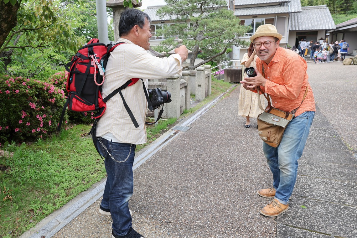 ちずカメラが撮影した「写真家　橘田龍馬さんの子供写真教室の様子」の写真