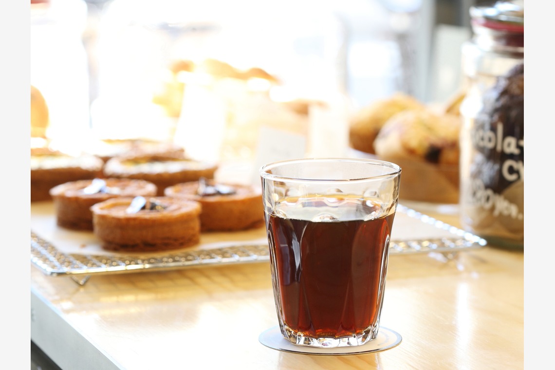 森安　照が撮影した「チーズケーキ・コーヒー」の写真