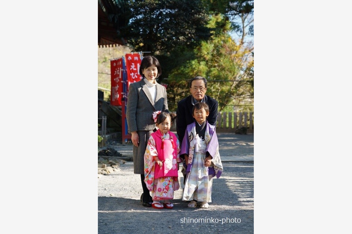 しのみんこフォトが撮影した「七五三フォト」の写真