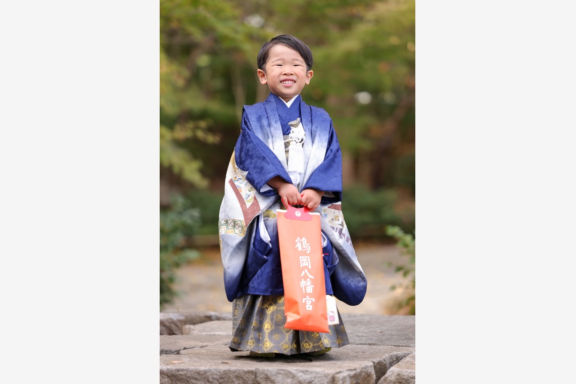 猫田晃広が出張撮影した家族写真(キッズ,ベビーフォト)などが写った「七五三撮影」の家族写真