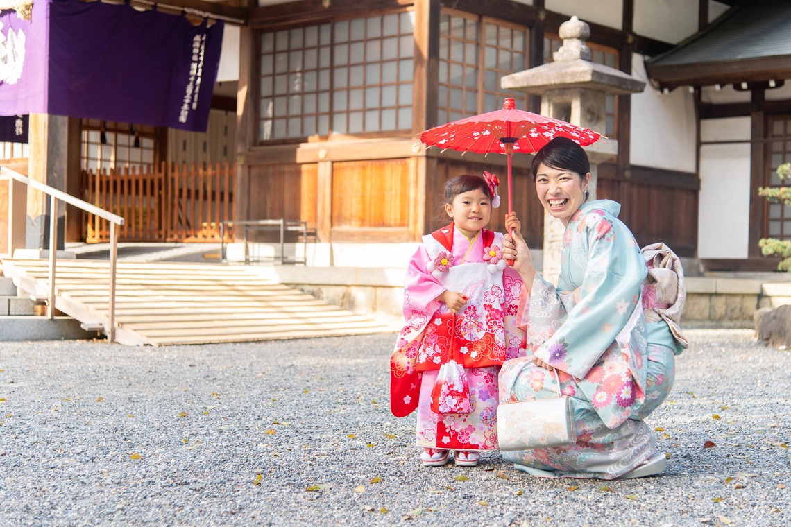 合同会社優希photoが出張撮影した家族写真(キッズ,ベビーフォト)などが写った「七五三写真」の家族写真