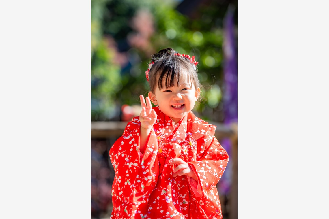 maruが撮影した「お寺で七五三」の写真