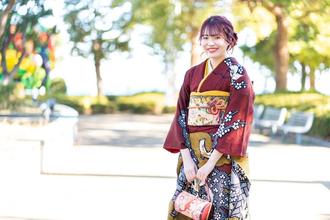 森元こずえが出張撮影した家族写真(キッズ,ベビーフォト)などが写った「成人式」の家族写真