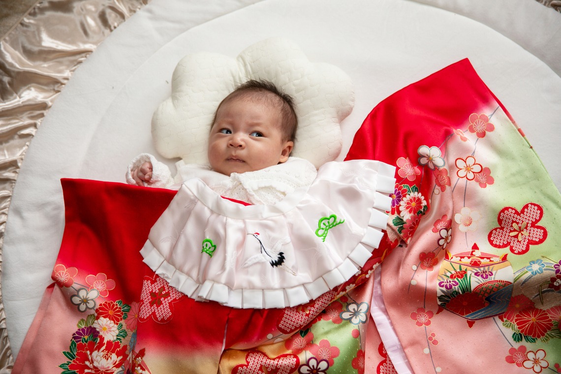 岩坪眞一郎が撮影した「初宮参り」の写真