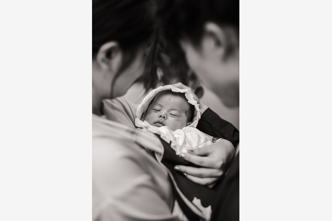 大坪幹武が撮影した「お宮参り出張フォト」の写真