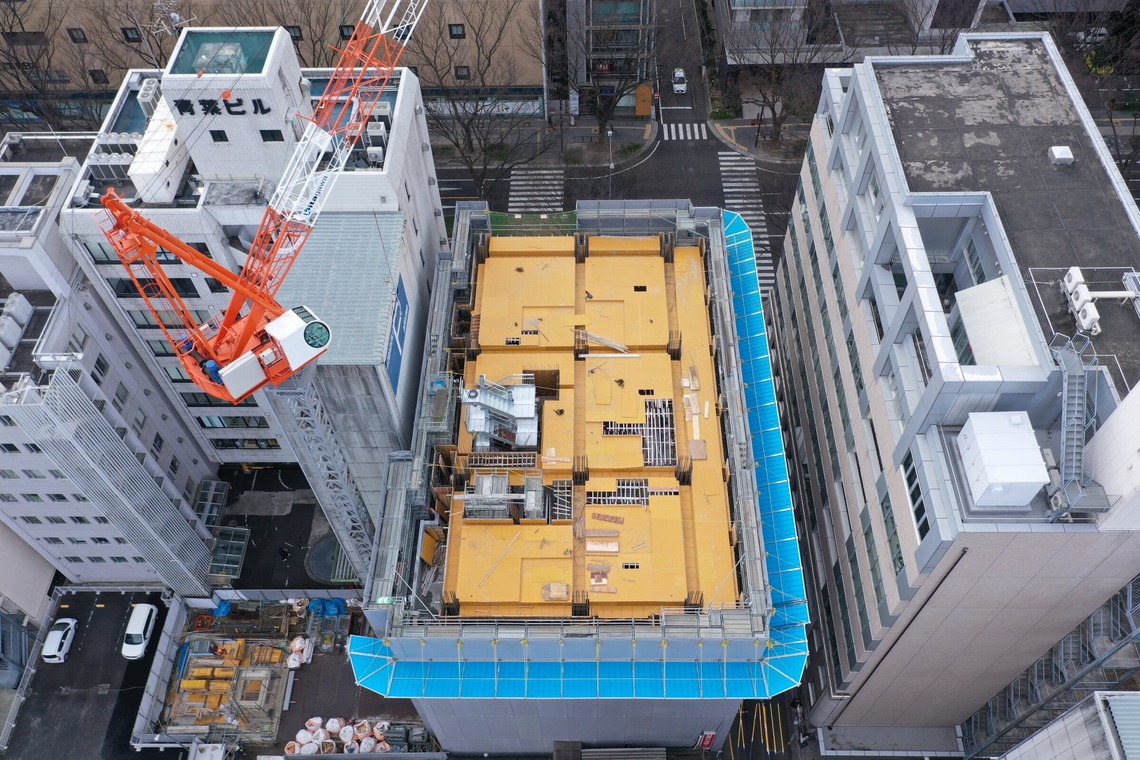 アナハイムエレクトロニクスが撮影した「マンション建設報告用写真」の写真