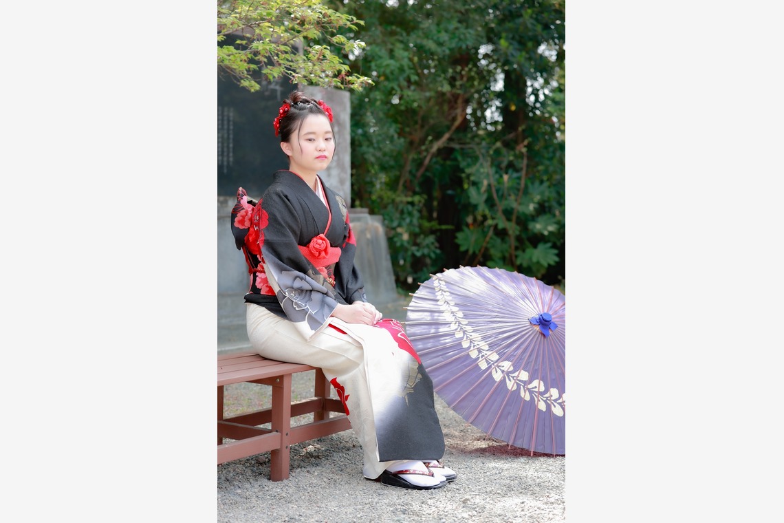 黒澤正彦が撮影した成人式撮影のアルバム「成人式前撮り撮影（群馬県高崎市　進雄神社　４月撮影）」