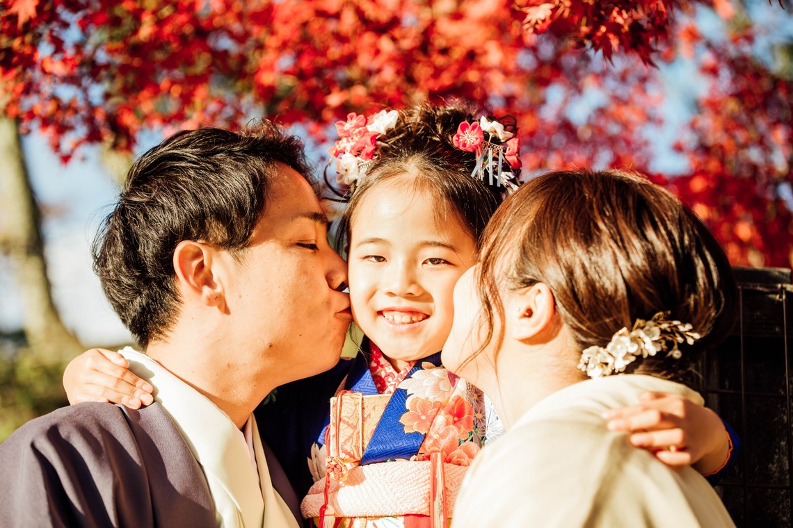 植田若奈が撮影した七五三フォトのアルバム「宮島753」