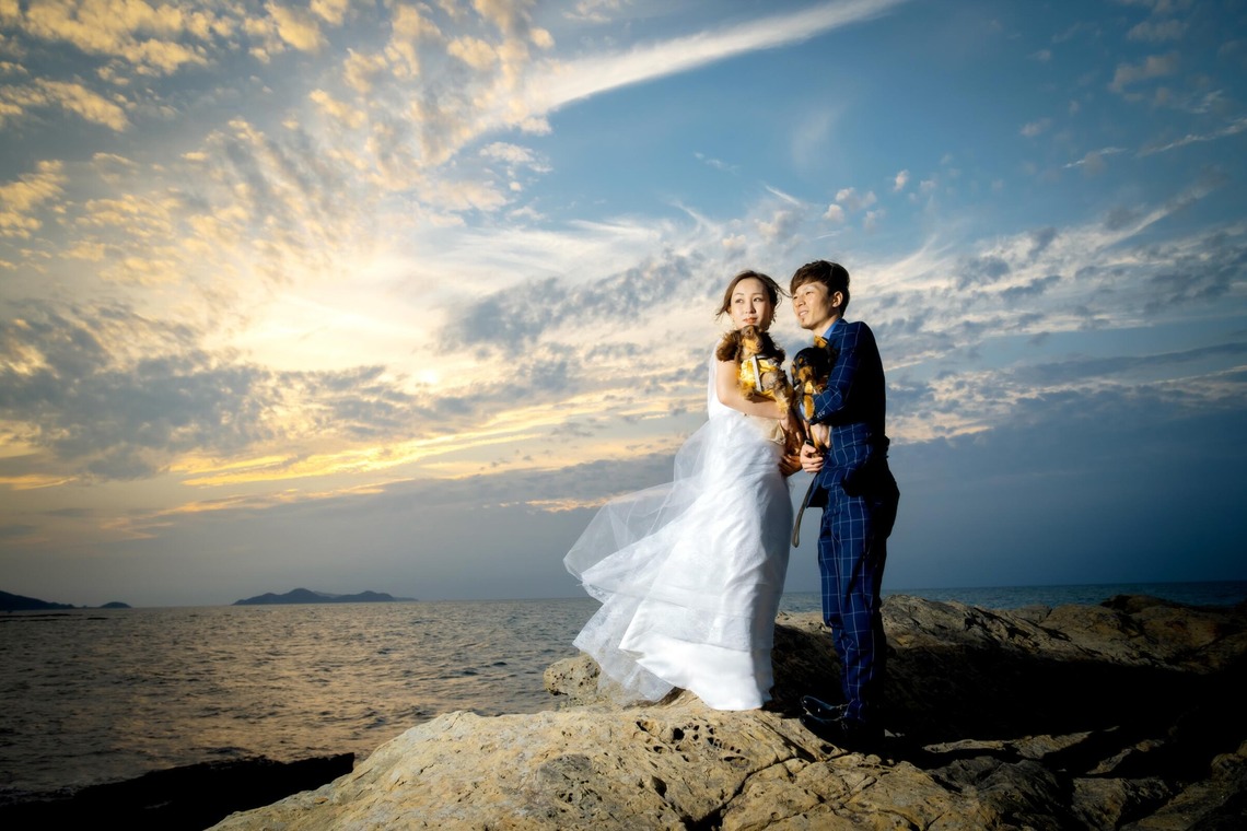 正太郎が撮影した「ウェディング」の写真