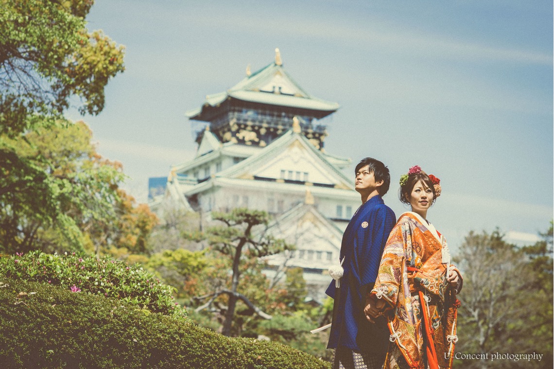 U-CONCENT (香川裕貴)が撮影した「和装ロケーション前撮り_大阪城公園」の写真