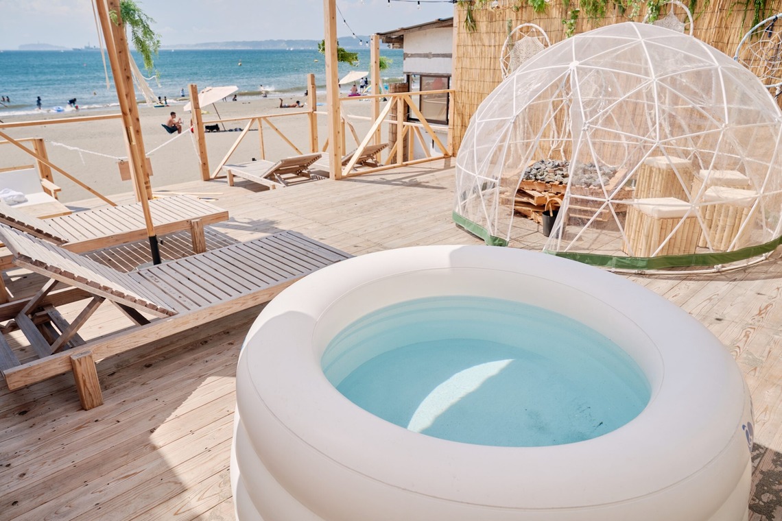 坂元寿行が撮影した「海の家の撮影」の写真