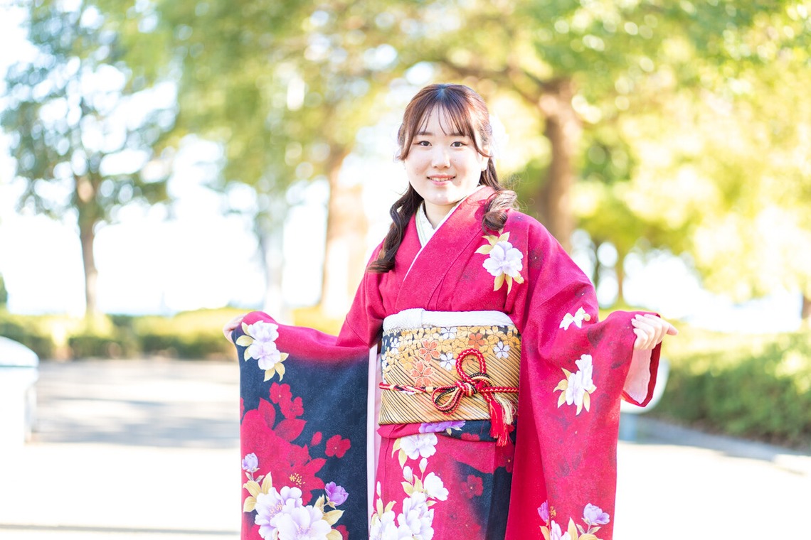 森元こずえが出張撮影した家族写真(キッズ,ベビーフォト)などが写った「成人式」の家族写真