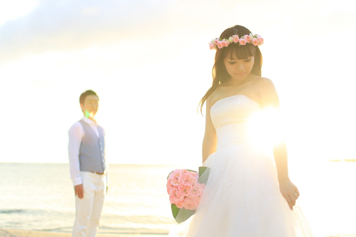 CINEVIEが撮影した「持込みドレスビーチフォト」の写真