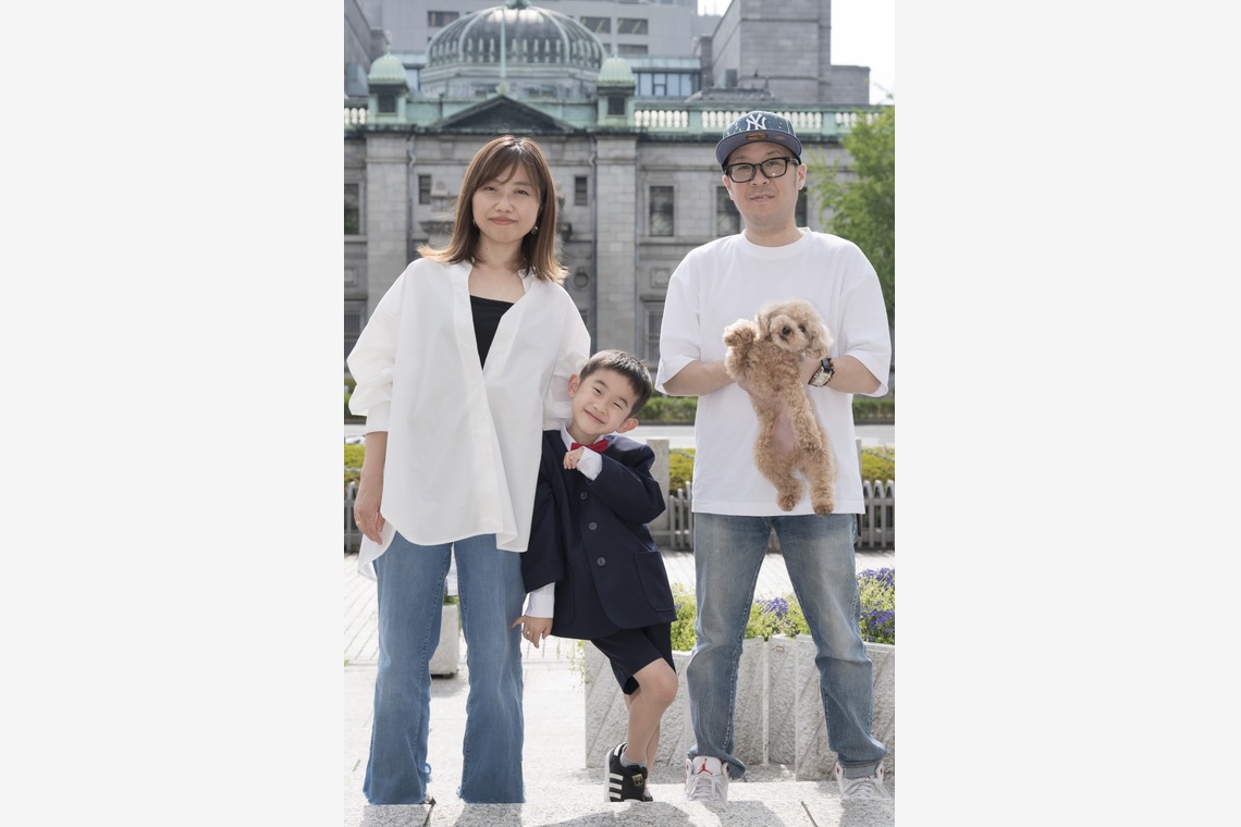 A&Y写真OFFICEが出張撮影した家族写真(キッズ,ベビーフォト)などが写った「家族写真」の家族写真