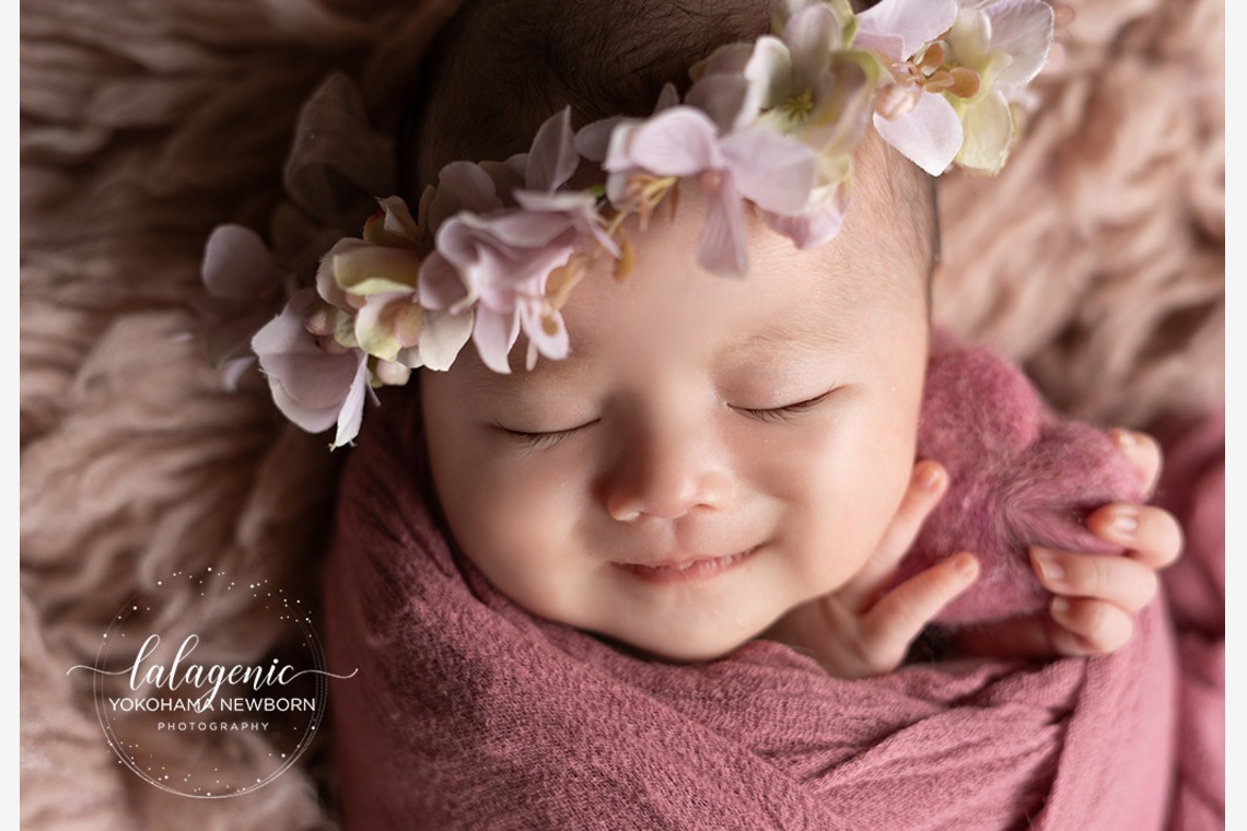 LaLagenic Photoが撮影した「ニューボーンフォト」の写真