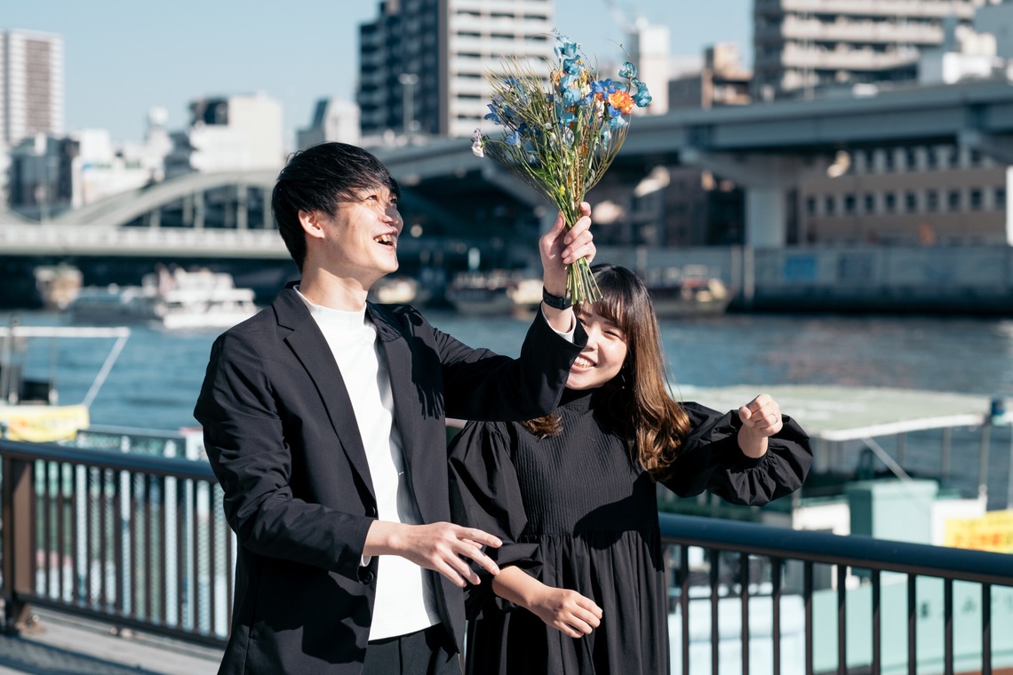 スタジオトモロが撮影した写真のアルバム「エンゲージメントフォト」