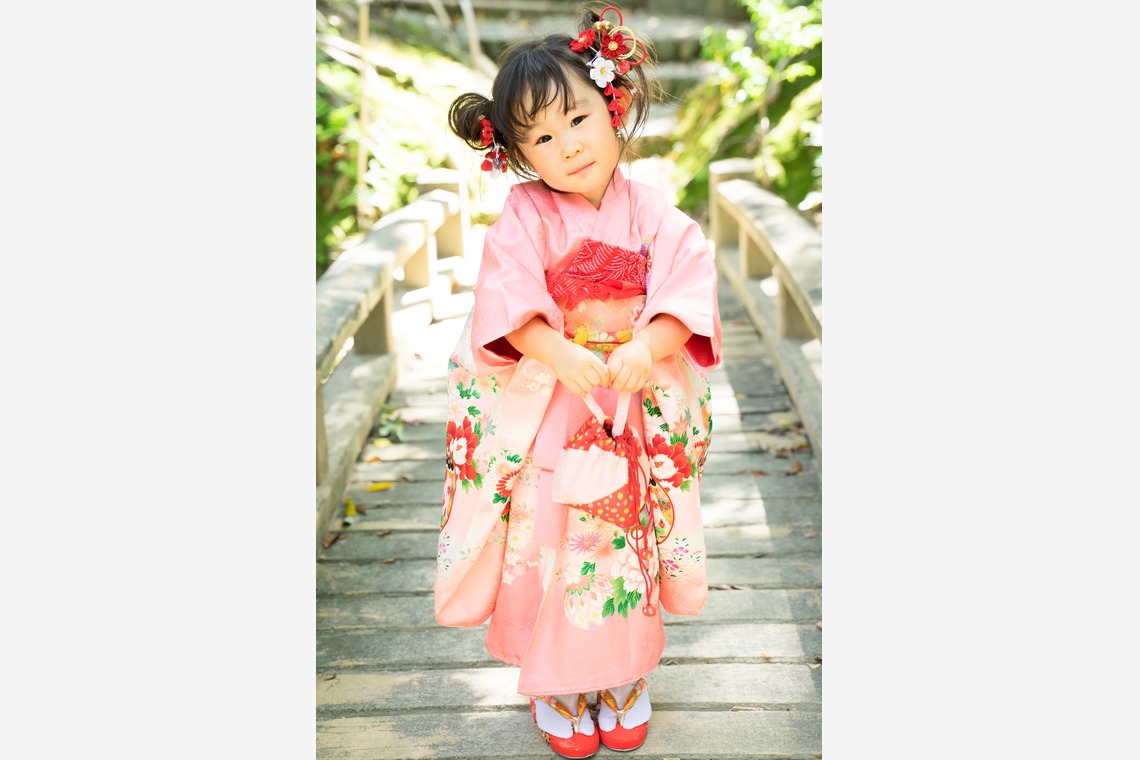 富岡 そよぎが撮影した「庭園での七五三撮影」の写真