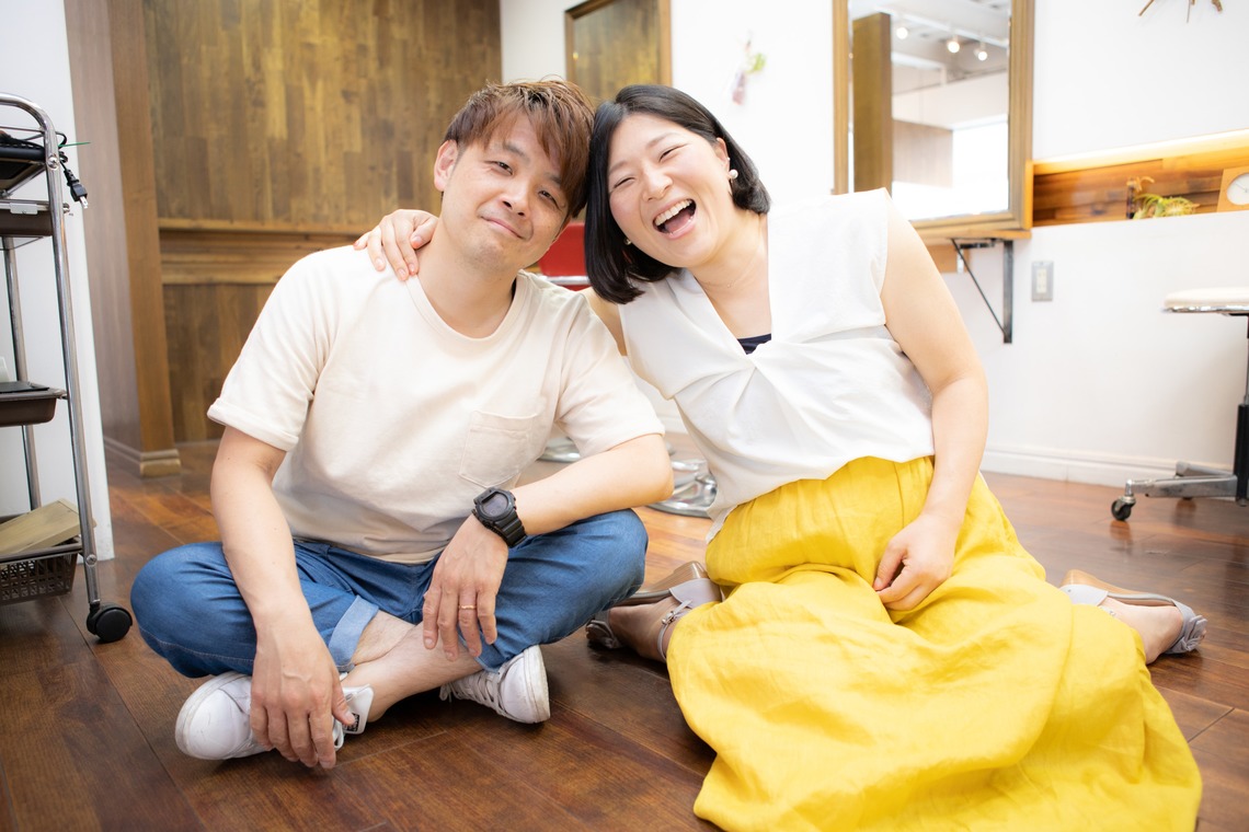 橋本祐里子（まるちゃん）が撮影した「パパのお店でマタニティフォト」の写真