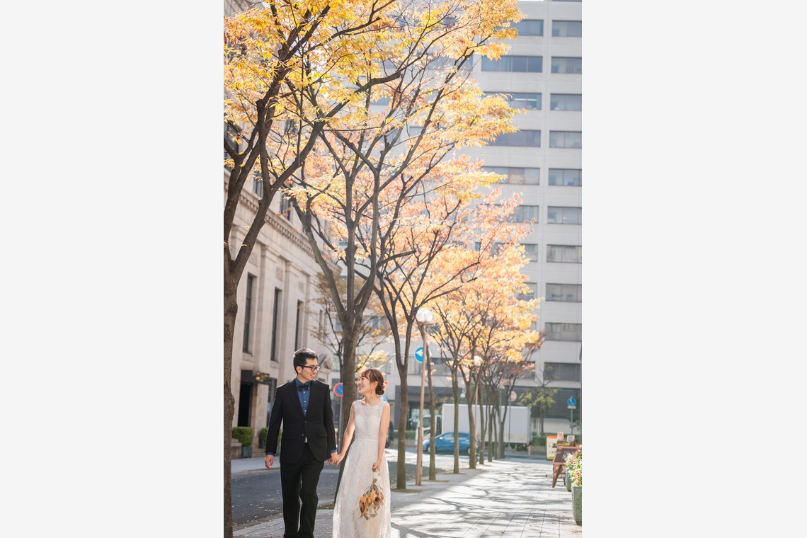 尾崎光が撮影した写真のアルバム「ウエディング前撮り/神戸ロケ」