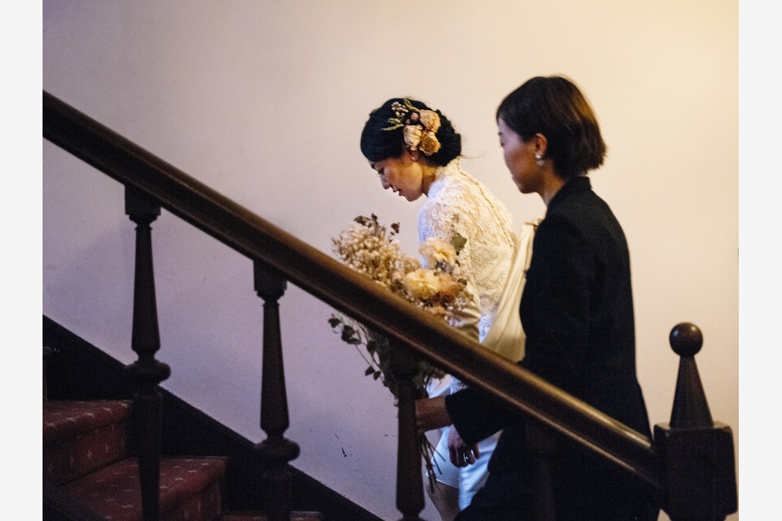 植村由理が撮影した「愛宕神社での挙式と小笠原伯爵邸での披露宴」の写真