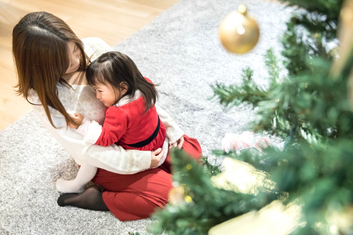 髙栁豪志が出張撮影した家族写真(キッズ,ベビーフォト)などが写った「クリスマス撮影会」の家族写真