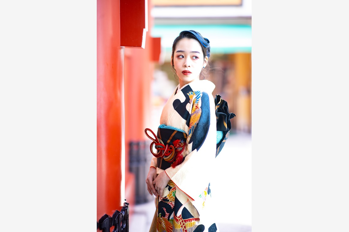 写真家 山田久美子が撮影した「成人式前撮りロケ」の写真