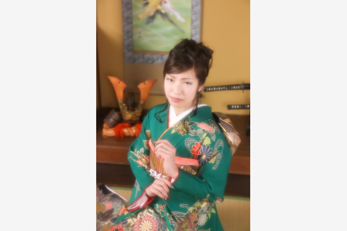 スマイルハンターが出張撮影した家族写真(キッズ,ベビーフォト)などが写った「成人式フォト」の家族写真