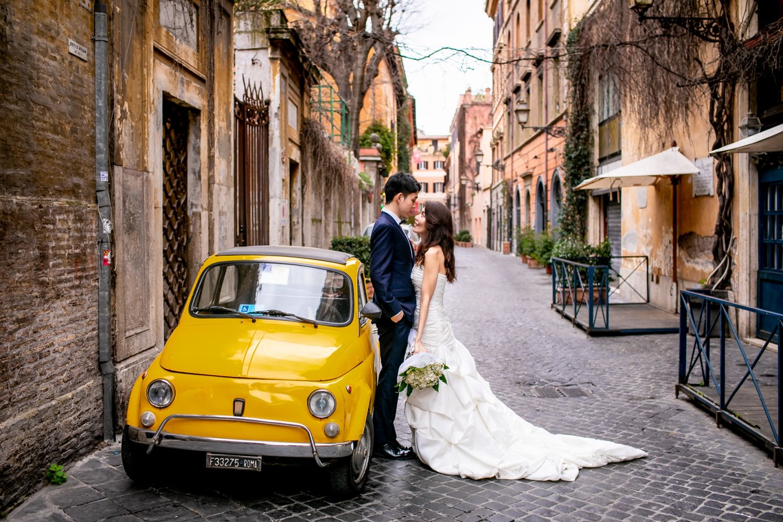 Album of the Location Photo Shoot taken by Kyoko Ide Photography - Wedding photo in Rome Roman photo wedding