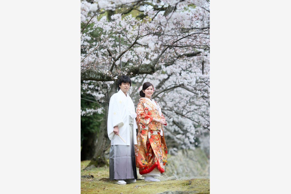 KIKIウェディングが撮影した写真のアルバム「サクラとお城と打ち掛け」