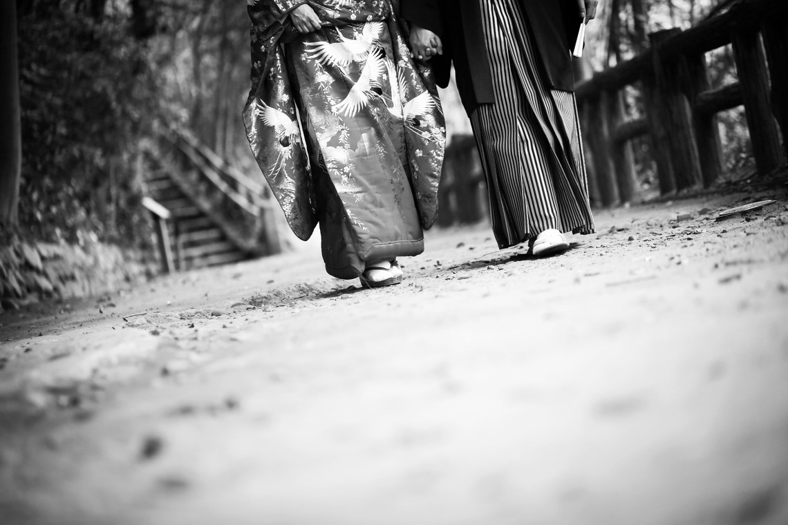 加倉井 規晃が撮影した「ロケーション・前撮り・公園・和装」の写真