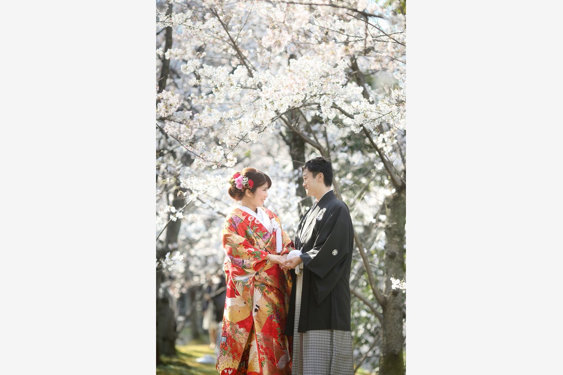 KIKIウェディングが撮影した写真のアルバム「桜と広島城」