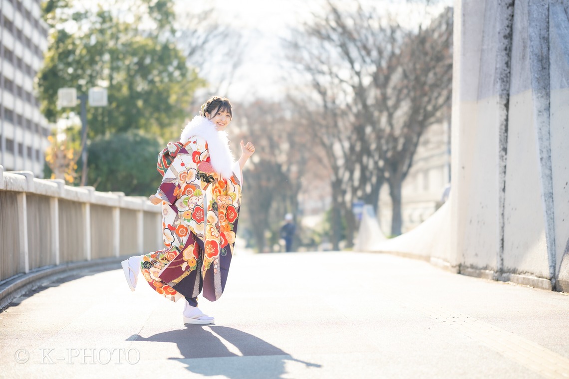 大森光太郎・K-PHOTOが出張撮影した家族写真(キッズ,ベビーフォト)などが写った「成人式撮影」の家族写真