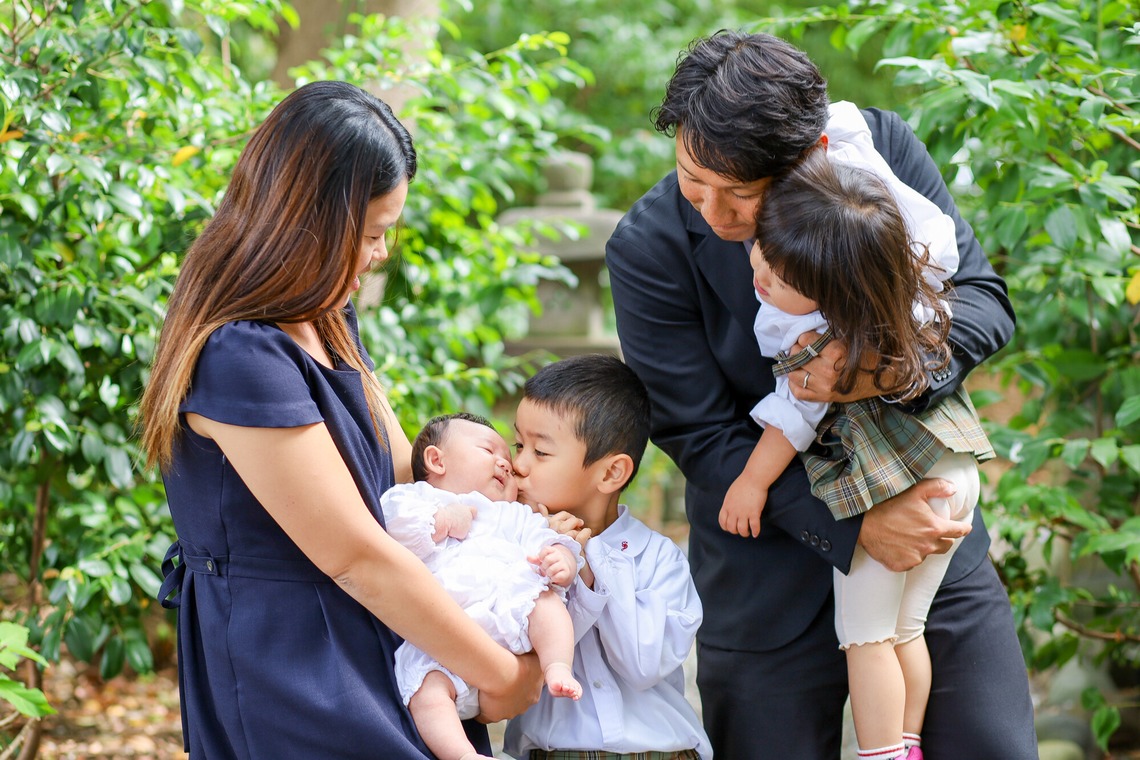 なかがわさとみが撮影した「お宮参りご家族写真撮影」の写真