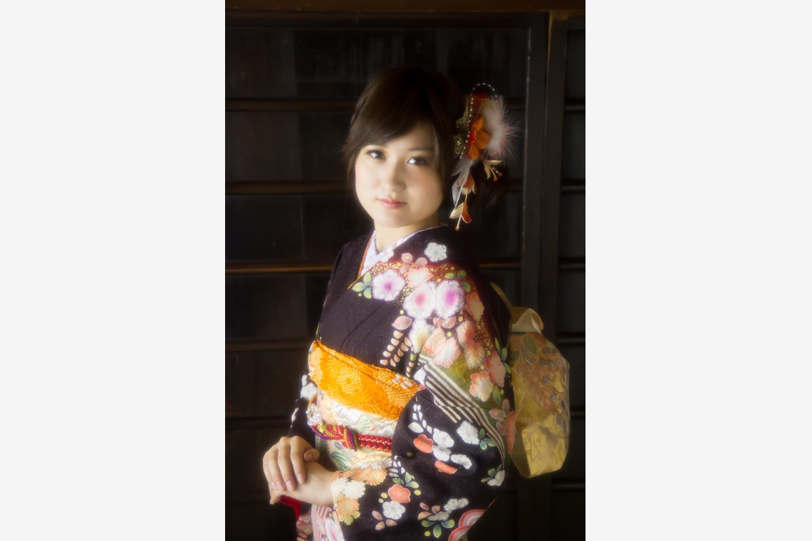 スマイルハンターが出張撮影した家族写真(キッズ,ベビーフォト)などが写った「成人式フォト」の家族写真