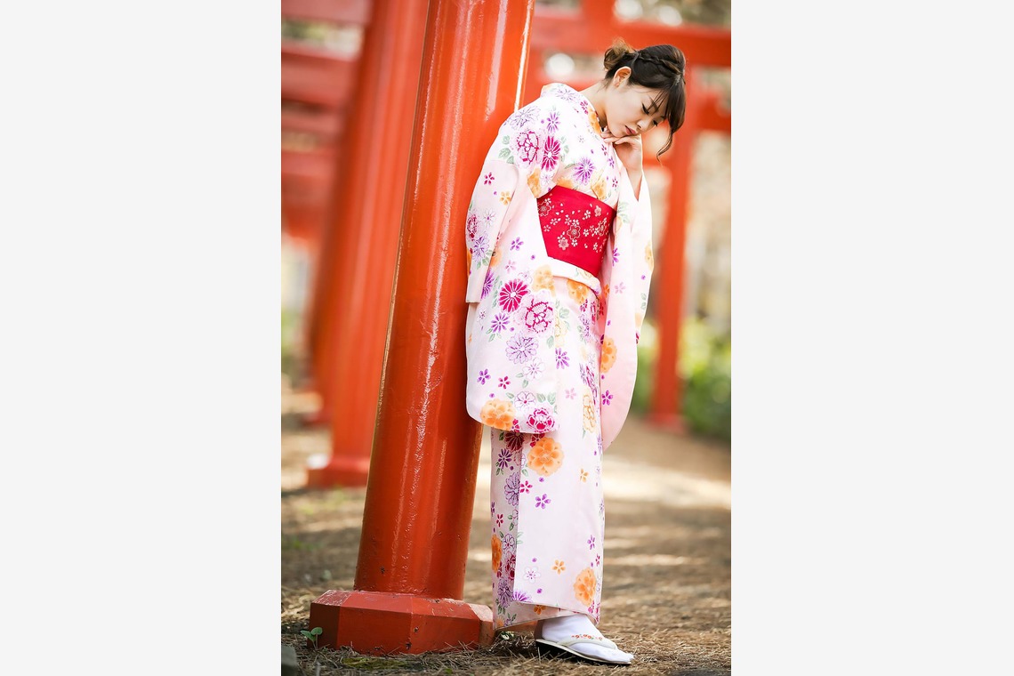 APKが撮影したハネムーンフォトのアルバム「カジュアル着物で桜ロケーション撮影　2019年4月」