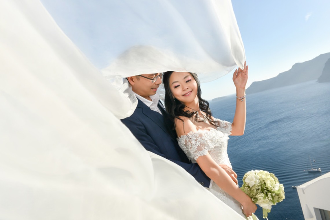 Olga Chalkiadakiが撮影した「サントリーニウェディング写真」の写真