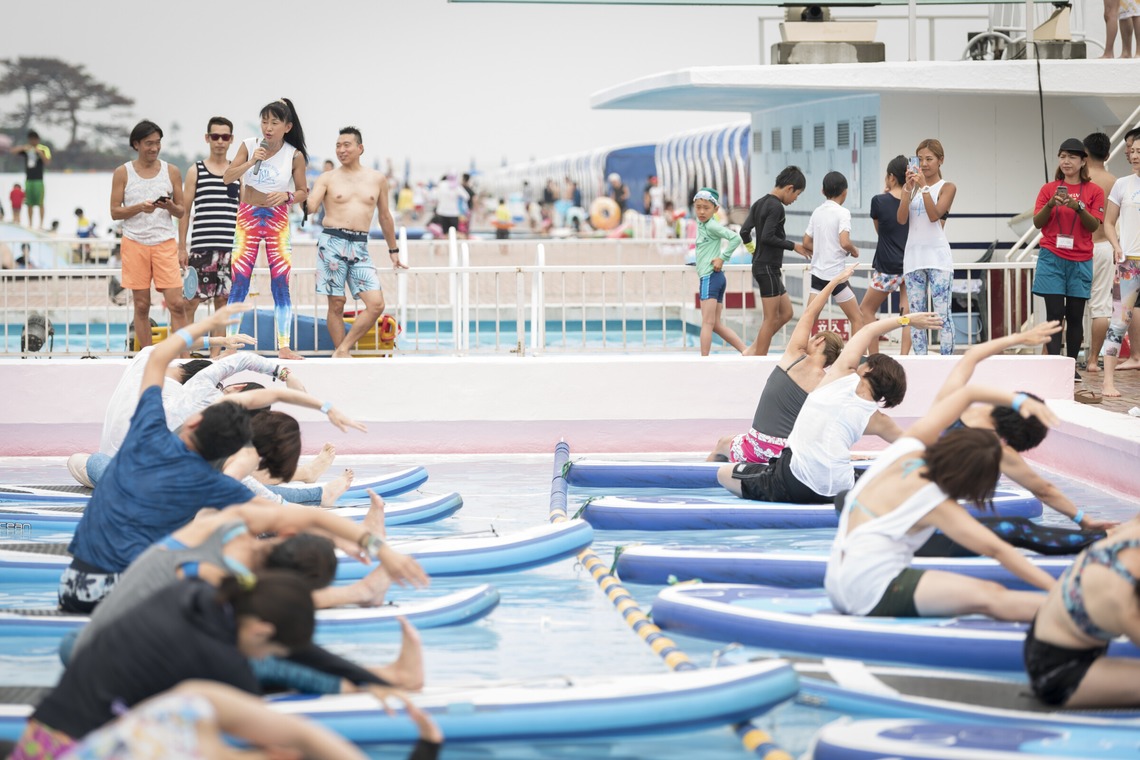 長濱崇が撮影した「サップヨガイベント/大磯ロングビーチ」の写真