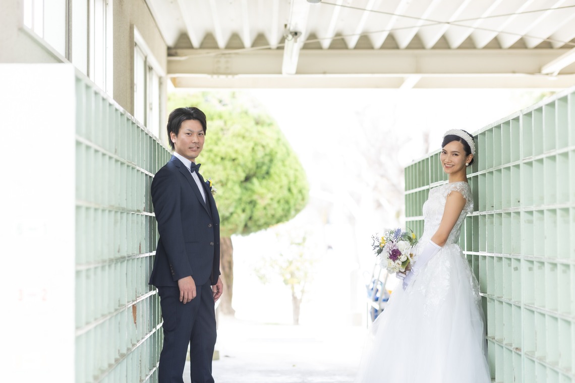株式会社Ervaが撮影した写真のアルバム「結婚式前撮り（校舎にて）」