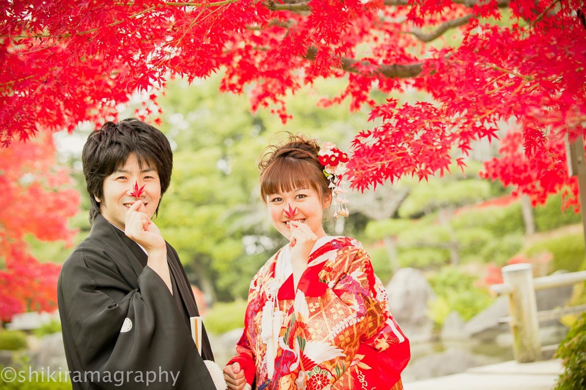 シキラマ グラフィーが撮影した写真のアルバム「和装・紅葉」