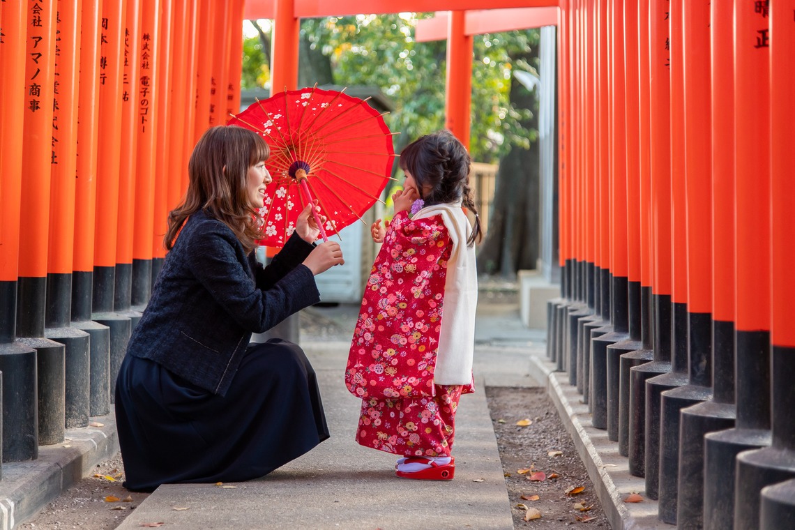 合同会社優希photoが出張撮影した家族写真(キッズ,ベビーフォト)などが写った「七五三写真」の家族写真