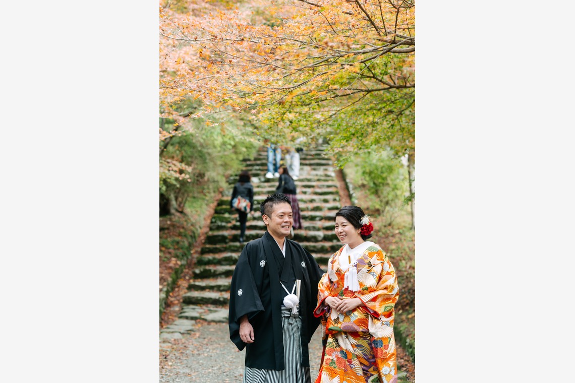 LARA LILYが撮影した「結婚式前撮り(福岡県・秋月城)」の写真