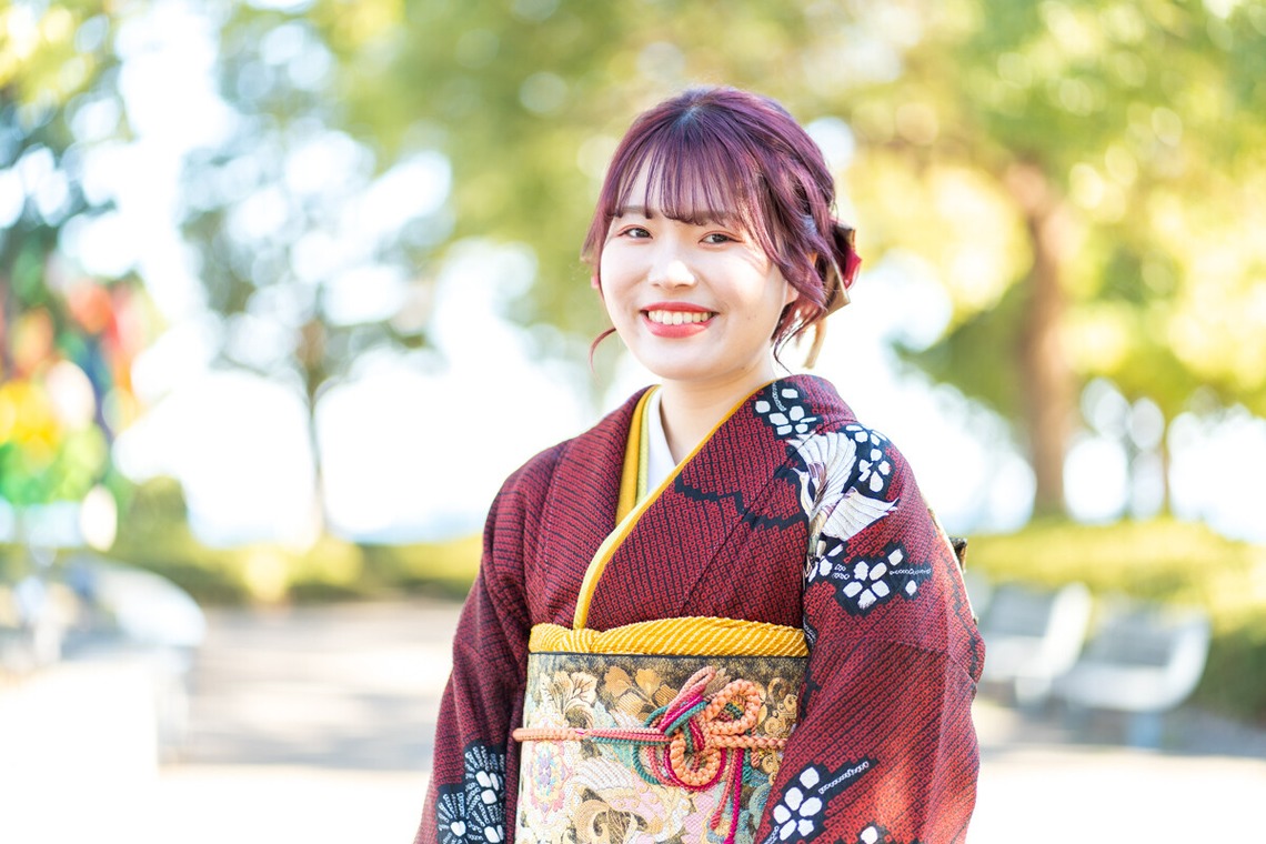 森元こずえが出張撮影した家族写真(キッズ,ベビーフォト)などが写った「成人式」の家族写真