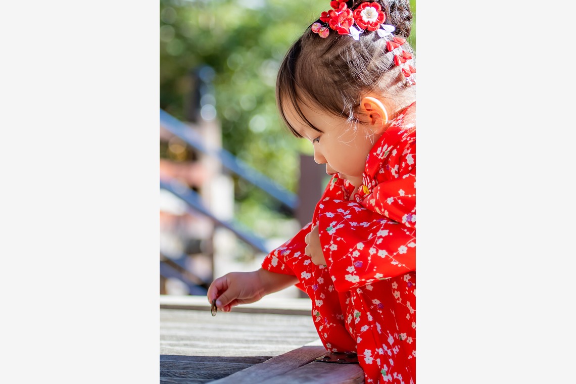 maruが撮影した「お寺で七五三」の写真