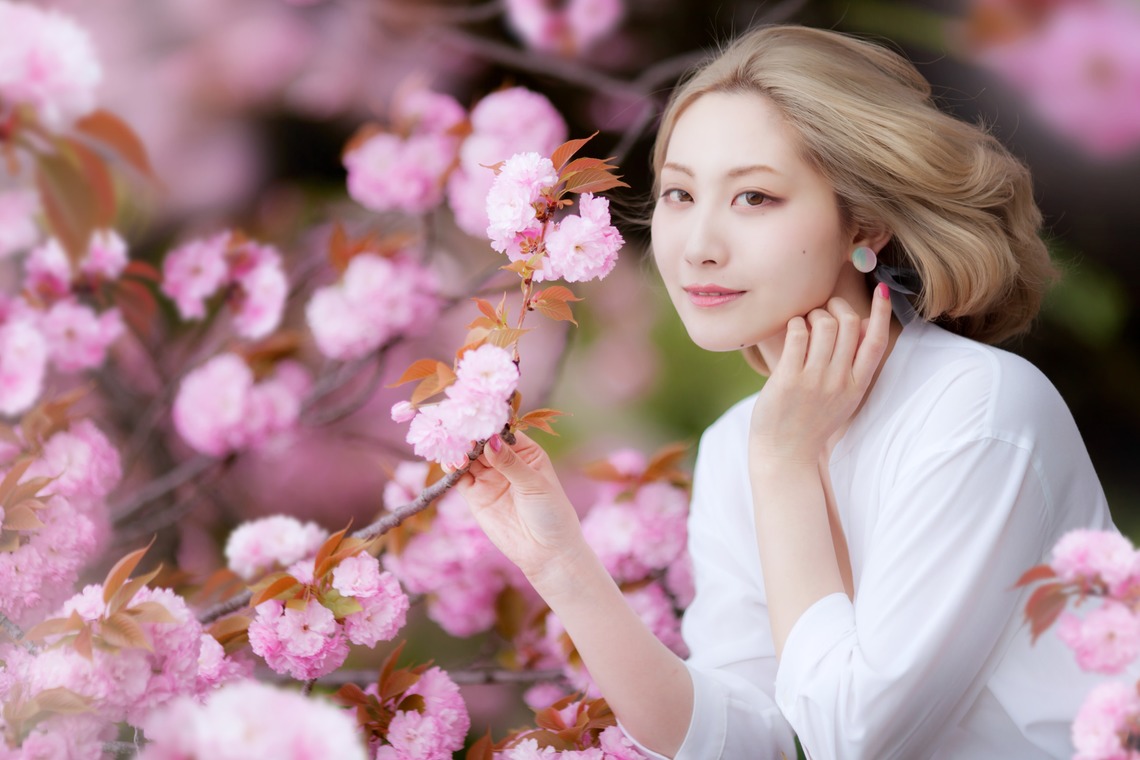 マニピュレイトフォトグラフィーが撮影した「桜ポートレート」の写真