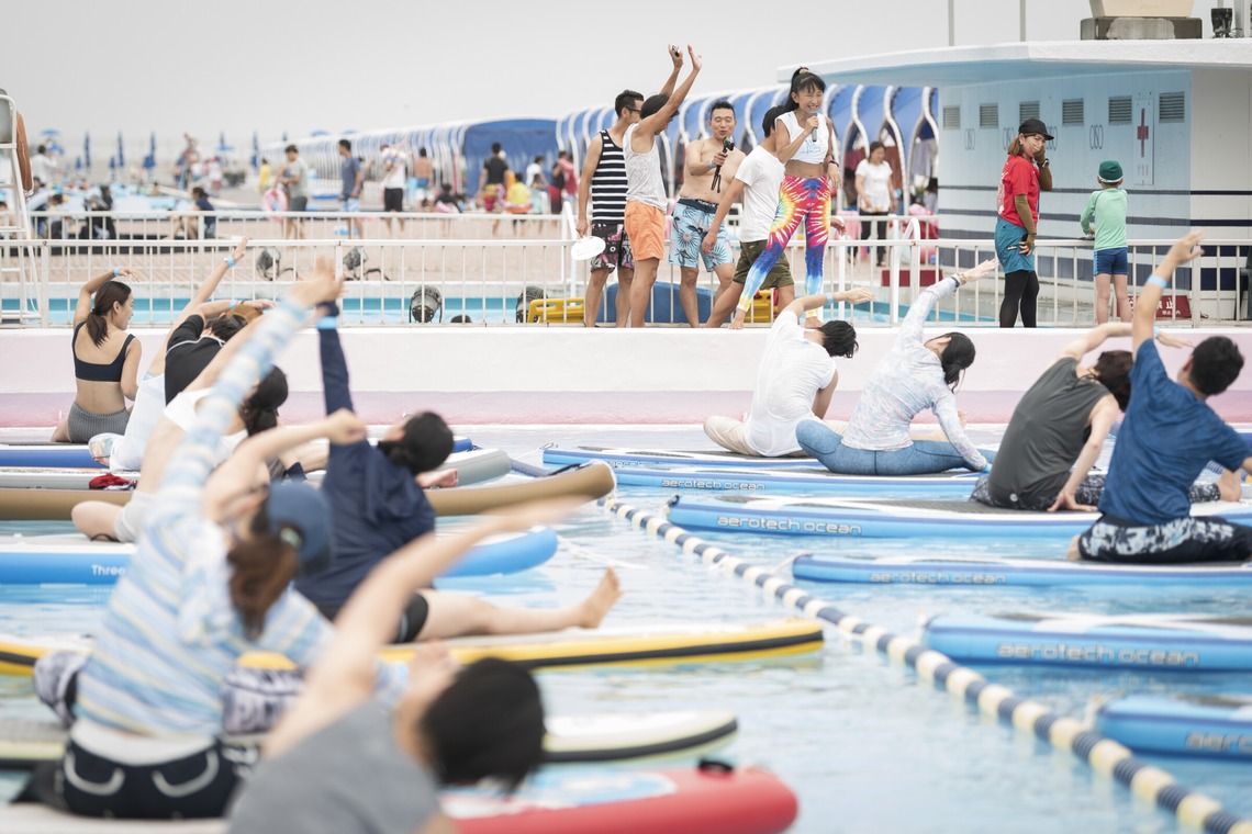 長濱崇が撮影した「サップヨガイベント/大磯ロングビーチ」の写真