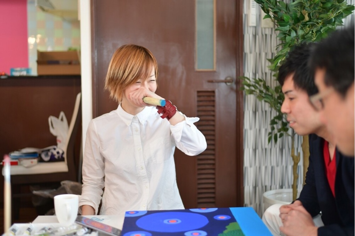 メンターポジションが撮影した「点画教室」の写真