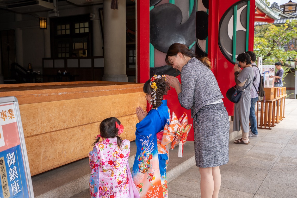 ARUKU PHOTOが撮影した写真のアルバム「富岡八幡宮での七五三撮影」