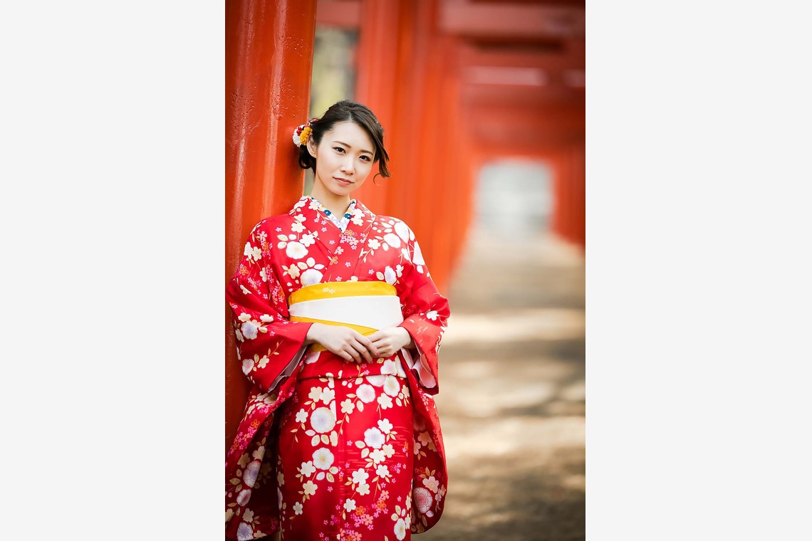 APKが撮影したハネムーンフォトのアルバム「カジュアル着物で桜ロケーション撮影　2019年4月」